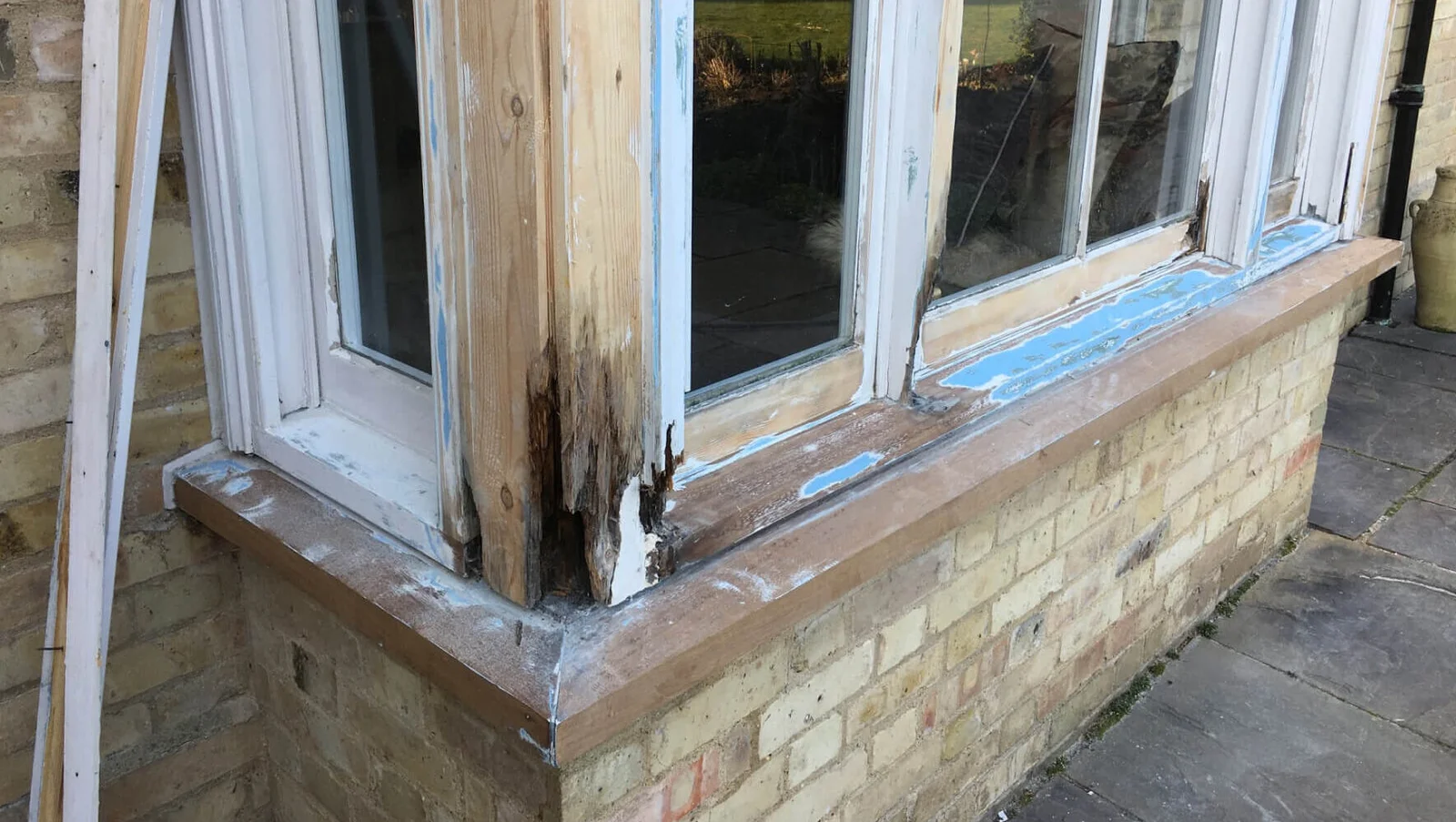 Restored sash window after Surrey Sash repair in Battersea