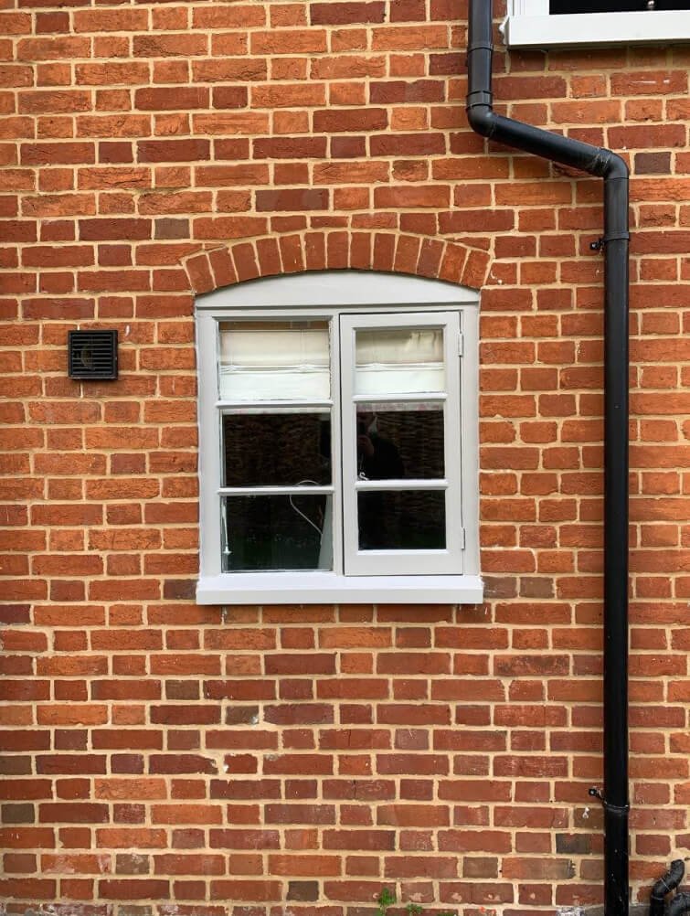 georgian sash window timber frame renovation