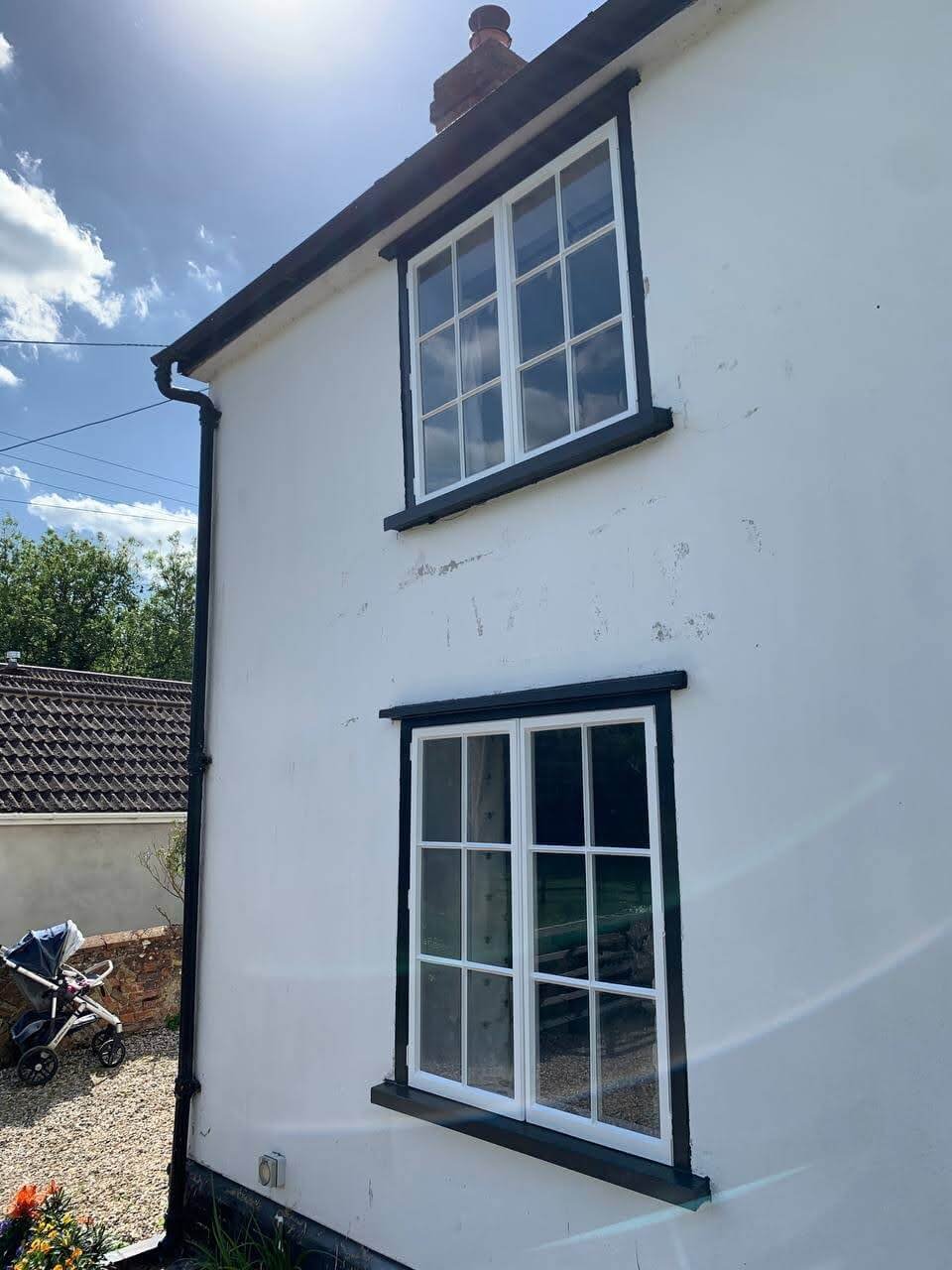 renovated cottage windows