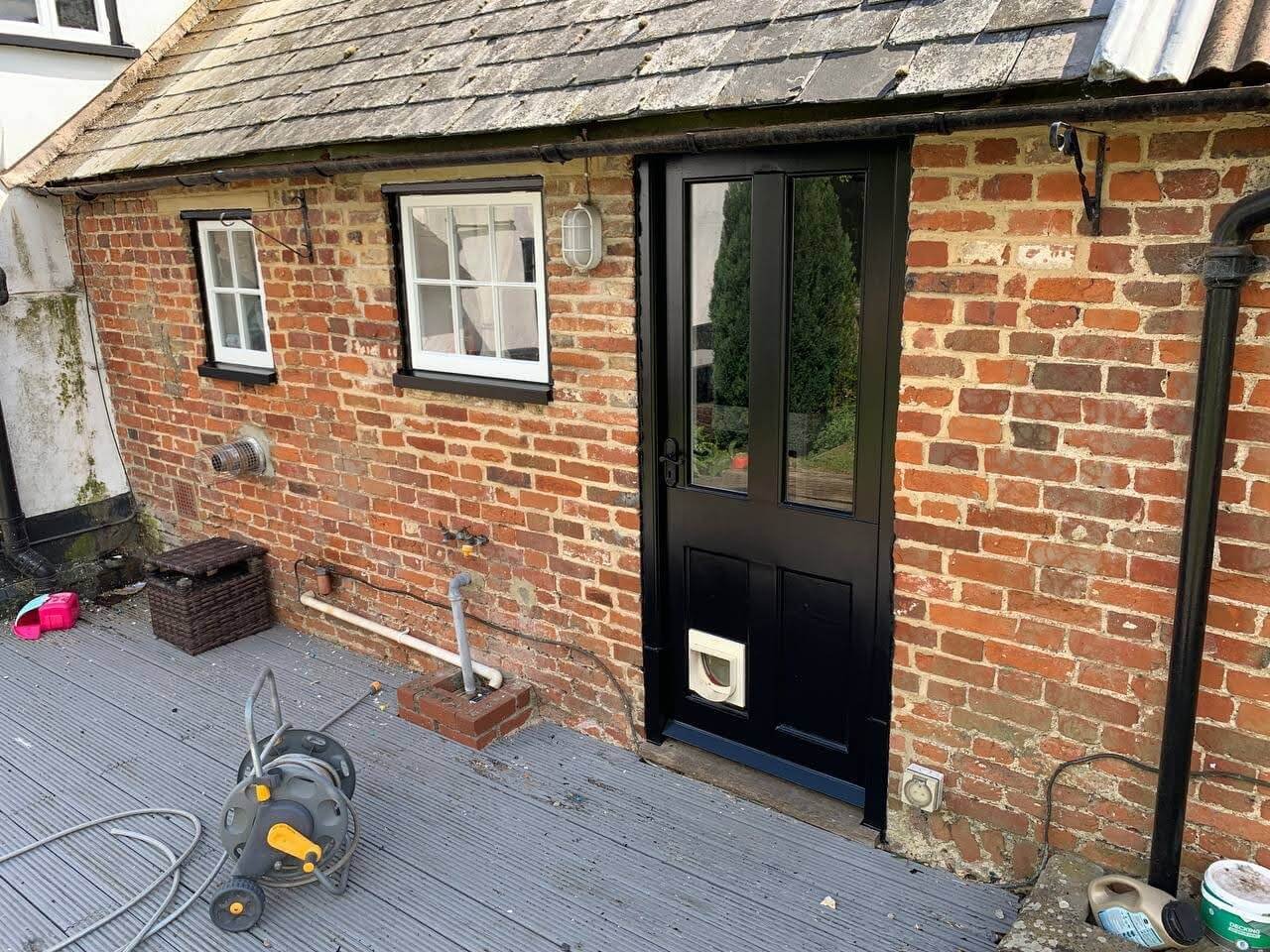 restoration of wooden front door